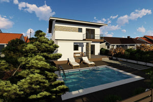 2 Storey Steel Frame House With 3 Bedrooms Model 265-052 - modern house design picture 5 thumbnail