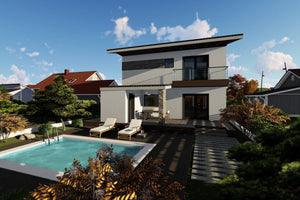 2 Storey Steel Frame House With 3 Bedrooms Model 265-052 - modern house design picture 6 thumbnail