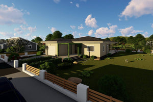 Ground Floor Steel Frame House With 3 Bedrooms Model 269-047 - house exterior image 4 thumbnail