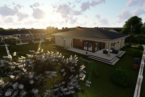 Ground Floor Steel Frame House With 3 Bedrooms Model 269-047 - house exterior image 7 thumbnail