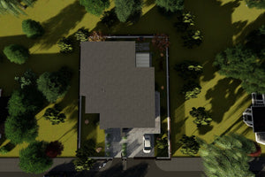 2 Story Steel Frame House With Three Bedrooms Number 334-062 - house roof thumbnail