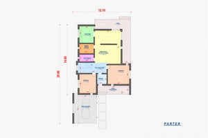 2 Floor Steel Frame House With 6 Bedrooms Number 340-060 - house floor plan 1 thumbnail