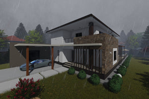 2 Floor Steel Frame House With 6 Bedrooms Number 340-060 - house design image 6 thumbnail