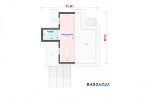 3 Storey Steel Frame House With Three Bedrooms Model 342-038 - house plan 3 thumbnail