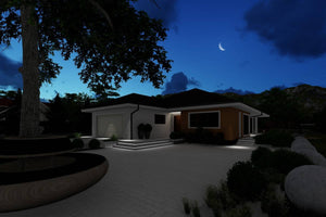 1 Story Steel Frame House With 3 Bedrooms Model 379-050 - modern house design image 8 thumbnail