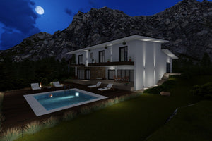 Double Story Steel Frame House With 4 Bedrooms Model 474-059 - house design image 12 thumbnail
