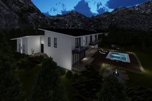 Double Story Steel Frame House With 4 Bedrooms Model 474-059 - house design image 15 thumbnail