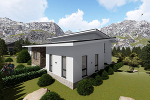 Double Story Steel Frame House With 4 Bedrooms Model 474-059 - house design image 7 thumbnail