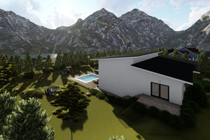 Double Story Steel Frame House With 4 Bedrooms Model 474-059 - house design image 2 thumbnail