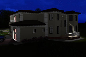 2 Story Steel Frame House With 6 Bedrooms Model 570-028 - home design image 7 thumbnail