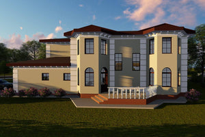 2 Story Steel Frame House With 6 Bedrooms Model 570-028 - home design image 6 thumbnail