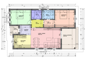 Ground Floor Steel Frame House With 2 Bedrooms model 130-093 - house plan thumbnail