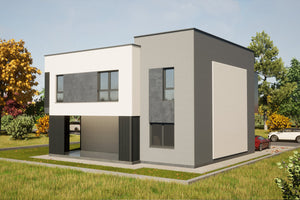 Steel Frame House Project 4 Rooms 3 Bathrooms 300 sqm id 117 - home exterior design pic 2 thumbnail