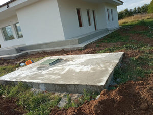 Decorative Plaster Applied to the Under-Construction Ground Floor House thumbnail