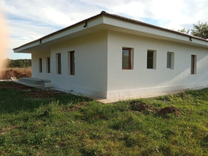 Decorative Plaster Applied to the Under-Construction Ground Floor House thumbnail