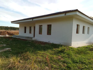 Decorative Plaster Applied to the Under-Construction Ground Floor House thumbnail