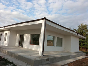 Decorative Plaster Applied to the Under-Construction Ground Floor House thumbnail