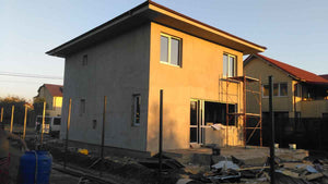 Applying Siliconized Decorative Plaster to a 191 sqm Metal House Model thumbnail