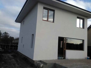 Applying Siliconized Decorative Plaster to a 191 sqm Metal House Model thumbnail