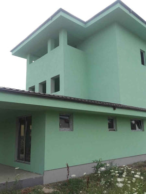 House Project with Application of Siliconized Decorative Plaster thumbnail