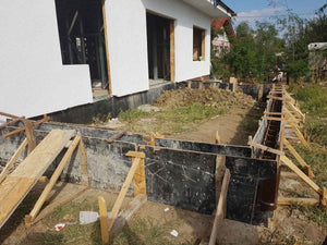 Construction of an Uncovered, Bare-Level Exterior Terrace on Foundation Level for a 260 sqm House Project thumbnail
