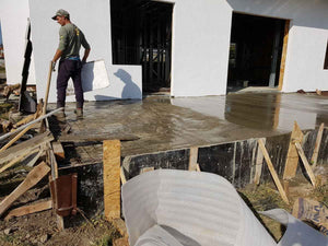 Construction of an Uncovered, Bare-Level Exterior Terrace on Foundation Level for a 260 sqm House Project thumbnail