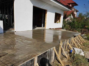 Construction of an Uncovered, Bare-Level Exterior Terrace on Foundation Level for a 260 sqm House Project thumbnail