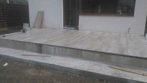 Uncovered Exterior Terrace Tiled with Ceramic Tiles for a 191 sqm House Project thumbnail