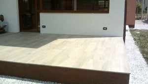 Uncovered Exterior Terrace Tiled with Ceramic Tiles for a 191 sqm House Project thumbnail