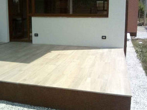 Uncovered Exterior Terrace Tiled with Ceramic Tiles for a 191 sqm House Project thumbnail