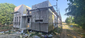 External Basalt Wool Thermal Insulation and Plastering for a 130 sqm House Construction thumbnail