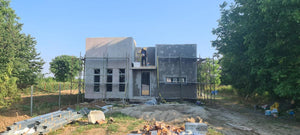 External Basalt Wool Thermal Insulation and Plastering for a 130 sqm House Construction thumbnail