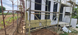 External Basalt Wool Thermal Insulation and Plastering for a 130 sqm House Construction thumbnail