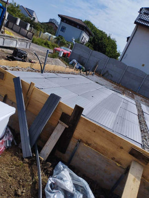 Polystyrene Insulation, Reinforcement Mesh, and Final Foundation Layer Pouring thumbnail