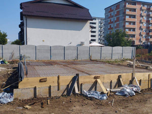 Polystyrene Insulation, Reinforcement Mesh, and Final Foundation Layer Pouring thumbnail