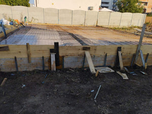 Polystyrene Insulation, Reinforcement Mesh, and Final Foundation Layer Pouring thumbnail