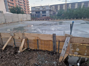 Polystyrene Insulation, Reinforcement Mesh, and Final Foundation Layer Pouring thumbnail