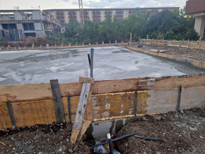Polystyrene Insulation, Reinforcement Mesh, and Final Foundation Layer Pouring thumbnail