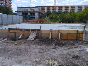 Polystyrene Insulation, Reinforcement Mesh, and Final Foundation Layer Pouring thumbnail
