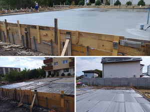 Polystyrene Insulation, Reinforcement Mesh, and Final Foundation Layer Pouring thumbnail