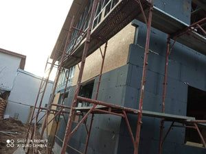 Exterior Thermal Insulation System with Graphite Extruded Polystyrene for a Metal House thumbnail