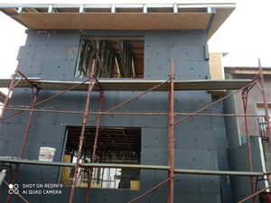Exterior Thermal Insulation System with Graphite Extruded Polystyrene for a Metal House thumbnail