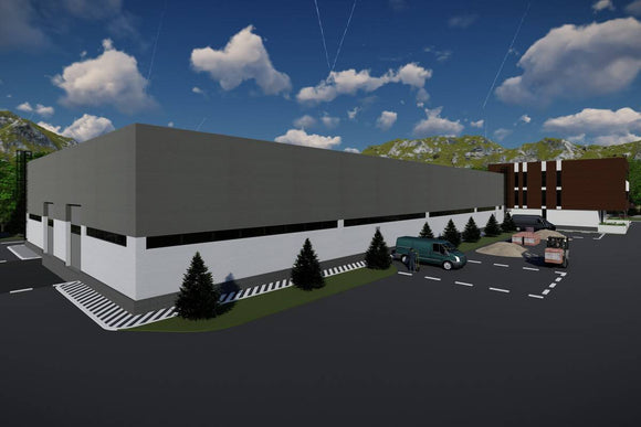 Three Story Industrial Steel Frame Building Construction 003 - building design image 1