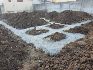 Layout of Construction Axes, Excavation, and Foundation Base Pouring for a 198 sqm House thumbnail