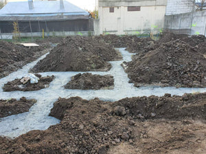 Layout of Construction Axes, Excavation, and Foundation Base Pouring for a 198 sqm House thumbnail