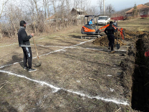 Guesthouse Project with European Funds, Foundation Layout thumbnail
