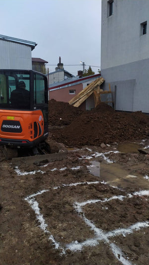 Layout of Excavation and Reinforcement Installation for a 157 sqm House Foundation Project thumbnail