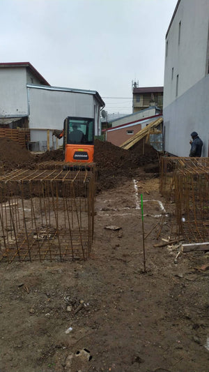 Layout of Excavation and Reinforcement Installation for a 157 sqm House Foundation Project thumbnail