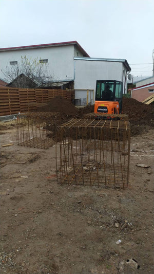 Layout of Excavation and Reinforcement Installation for a 157 sqm House Foundation Project thumbnail