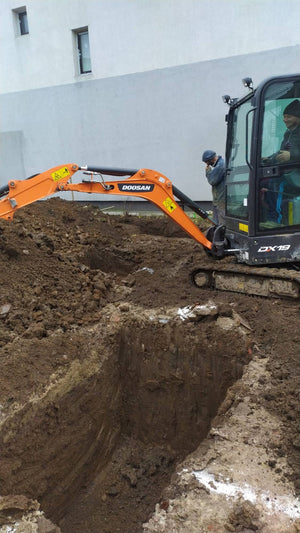 Layout of Excavation and Reinforcement Installation for a 157 sqm House Foundation Project thumbnail